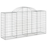 Lučne gabionske košare 15kom 200x50x100/120cm pocinčano željezo 3146333 Lučne gabionske košare 15kom 200x50x100/120cm pocinčano željezo 3146333