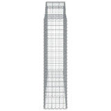 Lučne gabionske košare 6 kom 200x50x160/180cm pocinčano željezo 3146387 Lučne gabionske košare 6 kom 200x50x160/180cm pocinčano željezo 3146387