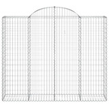 Lučne gabionske košare 11kom 200x50x160/180cm pocinčano željezo 3146392 Lučne gabionske košare 11kom 200x50x160/180cm pocinčano željezo 3146392