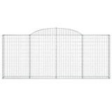 Lučne gabionske košare 2 kom 300x30x120/140cm pocinčano željezo 3146539 Lučne gabionske košare 2 kom 300x30x120/140cm pocinčano željezo 3146539