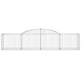 Lučne gabionske košare 2 kom 300x50x60/80 cm pocinčano željezo 3146665 Lučne gabionske košare 2 kom 300x50x60/80 cm pocinčano željezo 3146665