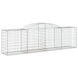 Lučne gabionske košare 7 kom 300x50x80/100 cm pocinčano željezo 3146688 Lučne gabionske košare 7 kom 300x50x80/100 cm pocinčano željezo 3146688