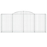 Lučne gabionske košare 12kom 300x50x120/140cm pocinčano željezo 3146729 Lučne gabionske košare 12kom 300x50x120/140cm pocinčano željezo 3146729