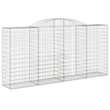 Lučne gabionske košare 6 kom 300x50x140/160cm pocinčano željezo 3146741 Lučne gabionske košare 6 kom 300x50x140/160cm pocinčano željezo 3146741