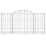 Lučne gabionske košare 11kom 300x50x140/160cm pocinčano željezo 3146746 Lučne gabionske košare 11kom 300x50x140/160cm pocinčano željezo 3146746