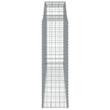 Lučne gabionske košare 6 kom 300x50x160/180cm pocinčano željezo 3146759 Lučne gabionske košare 6 kom 300x50x160/180cm pocinčano željezo 3146759