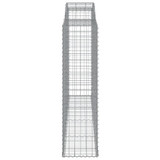 Lučne gabionske košare 5 kom 300x50x180/200cm pocinčano željezo 3146776 Lučne gabionske košare 5 kom 300x50x180/200cm pocinčano željezo 3146776