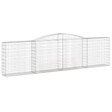 Lučne gabionske košare 6 kom 400x30x100/120cm pocinčano željezo 3146870 Lučne gabionske košare 6 kom 400x30x100/120cm pocinčano željezo 3146870