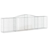 Lučne gabionske košare 8 kom 400x50x100/120cm pocinčano željezo 3147002 Lučne gabionske košare 8 kom 400x50x100/120cm pocinčano željezo 3147002