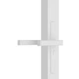 Unutarnja vrata 83 x 201,5 cm Bijela od ESG stakla i aluminija 350573