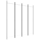 Sobna pregrada s 4 panela bijela 200 x 200 cm od tkanine 350182 Sobna pregrada s 4 panela bijela 200 x 200 cm od tkanine 350182