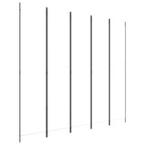Sobna pregrada s 5 panela bijela 250 x 220 cm od tkanine 350202 Sobna pregrada s 5 panela bijela 250 x 220 cm od tkanine 350202