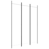 Sobna pregrada s 3 panela bijela 150 x 200 cm od tkanine 350178 Sobna pregrada s 3 panela bijela 150 x 200 cm od tkanine 350178