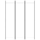 Sobna pregrada s 3 panela bijela 150 x 200 cm od tkanine 350178 Sobna pregrada s 3 panela bijela 150 x 200 cm od tkanine 350178