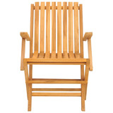 Sklopive vrtne stolice 2 kom 61x67x90 cm od masivne tikovine 362758