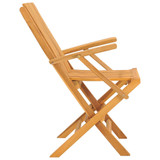 Sklopive vrtne stolice 2 kom 61x67x90 cm od masivne tikovine 362758