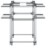 Stalak za sušenje rublja 107 x 107 x 120 cm aluminijski 154606