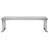 Kuhinjski radni stol s policom 120x60x120 cm nehrđajući čelik 3054469 Kuhinjski radni stol s policom 120x60x120 cm nehrđajući čelik 3054469