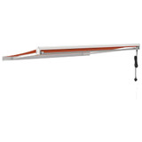 Tenda na uvlačenje narančasto-smeđa 3,5x2,5 m tkanina/aluminij 3154592