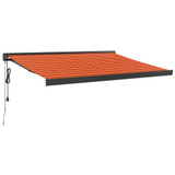 Tenda na uvlačenje narančasto-smeđa 3x2,5 m tkanina i aluminij 3154616