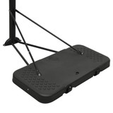Košarkaški stalak crni 258 - 363 cm od polietilena 93649