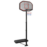 Košarkaški stalak crni 258 - 363 cm od polietilena 93649