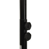 Košarkaški stalak crni 216 - 250 cm od polietilena 93656