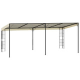 Zidna sjenica 3 x 6 m krem od tkanine 47989