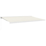 Tenda na uvlačenje krem 5 x 3 m od tkanine i aluminija 3154530