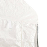 Sjenica s krovom bijela 5,88 x 2,23 x 3,75 m polietilen 362633