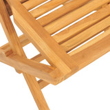 Sklopive vrtne stolice 2 kom 47x63x90 cm od masivne tikovine 362755