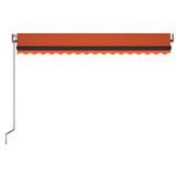 Tenda na automatsko uvlačenje 450 x 350 cm narančasto-smeđa 3069210