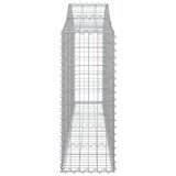 Lučne gabionske košare 7 kom 200x30x80/100 cm pocinčano željezo 3145414 Lučne gabionske košare 7 kom 200x30x80/100 cm pocinčano željezo 3145414