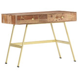 Pisaći stol s ladicama 100 x 55 x 75 cm od masivnog drva šišama 286151