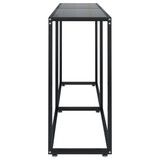 Konzolni stol crni 160 x 35 x 75,5 cm od kaljenog stakla 331679 Konzolni stol crni 160 x 35 x 75,5 cm od kaljenog stakla 331679