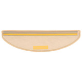 Samoljepljivi otirači za stepenice 15 kom 65x21x4 cm svjetlobež 326880