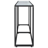 Konzolni stol boja bijeli mramor 140x35x75,5 cm kaljeno staklo 331676 Konzolni stol boja bijeli mramor 140x35x75,5 cm kaljeno staklo 331676