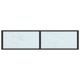 Konzolni stol boja bijeli mramor 140x35x75,5 cm kaljeno staklo 331676 Konzolni stol boja bijeli mramor 140x35x75,5 cm kaljeno staklo 331676