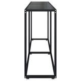 Konzolni stol crni 180 x 35 x 75,5 cm od kaljenog stakla 331683 Konzolni stol crni 180 x 35 x 75,5 cm od kaljenog stakla 331683