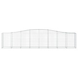 Lučne gabionske košare 10 kom 400x50x80/100cm pocinčano željezo 3145951 Lučne gabionske košare 10 kom 400x50x80/100cm pocinčano željezo 3145951