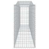 Lučne gabionske košare 4 kom 400x50x100/120cm pocinčano željezo 3145958 Lučne gabionske košare 4 kom 400x50x100/120cm pocinčano željezo 3145958