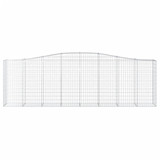 Lučne gabionske košare 15kom 400x50x120/140cm pocinčano željezo 3145978 Lučne gabionske košare 15kom 400x50x120/140cm pocinčano željezo 3145978