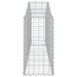 Lučne gabionske košare 4 kom 200x30x60/80 cm pocinčano željezo 3145390 Lučne gabionske košare 4 kom 200x30x60/80 cm pocinčano željezo 3145390