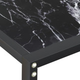 Konzolni stol boja crnog mramora 180x35x75,5 cm kaljeno staklo 331685 Konzolni stol boja crnog mramora 180x35x75,5 cm kaljeno staklo 331685