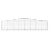 Lučne gabionske košare 15 kom 400x50x80/100cm pocinčano željezo 3145952 Lučne gabionske košare 15 kom 400x50x80/100cm pocinčano željezo 3145952