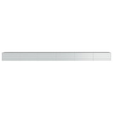 Povišena vrtna gredica 600 x 80 x 45 cm pocinčani čelik srebrna 316903
