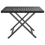 Sklopivi stol crni 45 x 35 x 32 cm od poliratana 362251