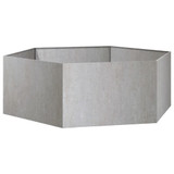 Sadilica boja hrđe 120x120x45 cm od čelika COR-TEN 823677