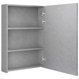 LED kupaonski ormarić s ogledalom boja betona 50 x 13 x 70 cm 326495
