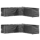 Navlake za kutnu vrtnu garnituru 2 kom s 20 ušica 300x300x90 cm 3155376